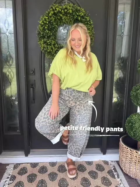 Will have these on repeat for the rest of summer, fall, and winter! #pants #leopardpants #tiktokshopcreatorpicks #dealsforyoudays 