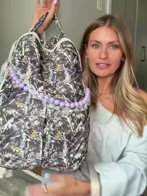 The NEW WOODSY has ARRIVED 🤎 #backpack #travelbackpack #irisandrainbow #mombag 
