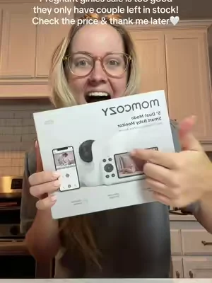 Crystal clear baby monitor.  #dealsforyoudays #momcozy #babymonitor 