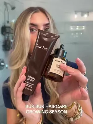if you want long and luscious hair you need to focus on your scalp health 🤭 @BUR BUR has growing season products to add to your hair wash routine to help!! the pre wash oil and the deep conditioner mask. PS 6/25-29 Bur Bur is 30% off for their Birthday Sale! 🥳 #partner #burburcare #burburhairoil #hairtok #hairwashroutine 