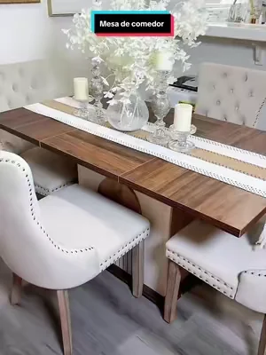 Tribesigns Mesa de comedor rectangular de 55 pulgadas para 4 a 6 personas, mesa de estilo rústico (farmhouse) de madera para cocina o comedor (sillas no incluidas), mobiliario moderno.#tiktokshopcreatorpicks #dealsforyoudays #mesa #diningtable #homedecor 