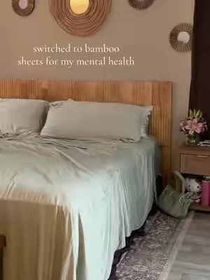 i sleep so much better #bamboosheets #trucushion 