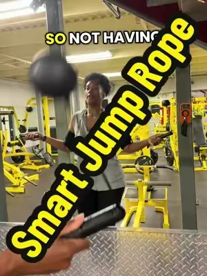 Smart jump rope #teelatok #workingoutwithteela #jumprope #jumpropechallenge #jumpingrope 