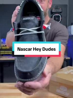HEYDUDE Wally Funk NASCAR Merica #heydude #nascar #merica #sliponshoes 