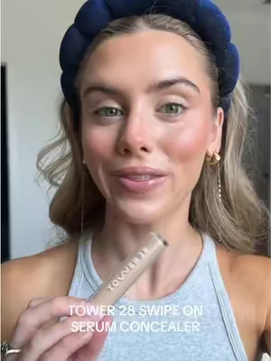 this concealer doesn’t make me feel guilty putting it on my acne prone skin because it’s a sentive skin friendly formula 🤭 I have a shade for covering acne and another shade for my undereyes to be brightening  #tower28beauty #tower28concealer #concealerfordryskin #dealsforyoudays #concealerhack @Tower 28 Beauty 