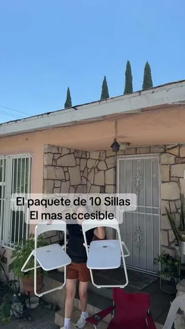 Sillas para fiestas #dealsforyoudays #tiktokshopcreatorpicks 