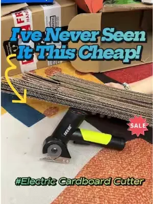 I wasn't planning to buy one today... then I saw the discount, and somehow it ended up at my house.#tiktokshopdealsforyoudays #summerwins #hometools #electricscissors #boxcutter 
