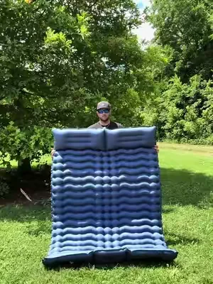 A perfect inflatable camping bed that doesn’t require an air pump!  #tiktokshopcreatorpicks #dealsforyoudays #camping #fishing #campinglife @Hikenture 