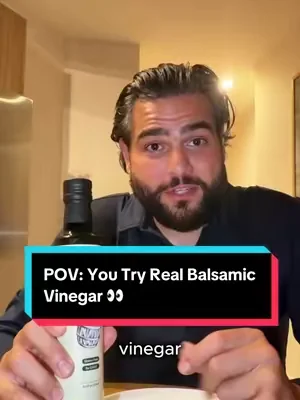 Have you ever tried real aged balsamic? No added sugar. Aged in barrels. Low calorie. Rich in antioxidants.