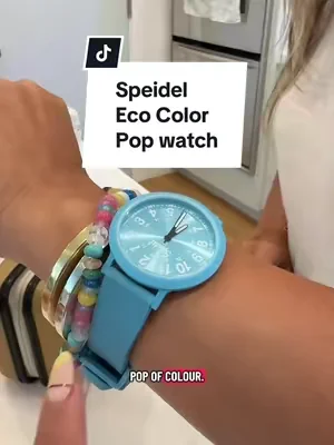 If you loved colorful watches back then, you’re going to love these. Fun colors, comfy fit, and instant retro energy #speidelwatch #colorpop #summervibes #dealsforyoudays #retrowatch 