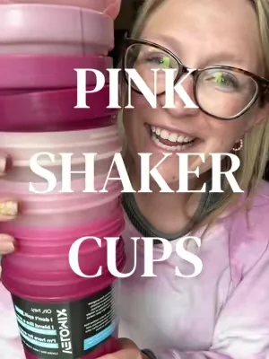 Obsessed with these pink shaker cups. #dealsforyoudays #pink #leakproof #pinkgirl #summerwins 