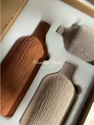 These vases are gorgeous! They really look and feel handmade. They are dainty but yet bold ✨ • Stylish 3-Piece Vase Combo: This curated vase set comes with large (9.4 x 3.9 × 3.9 in), medium (6.7 × 3.9 x 3.9 in) , and small (4.3 × 5.2 × 5.2 in) sizes to create layered displays. Ideal for arranging dried stems, fresh blooms, artificial flowers, or standalone table decor to elevate your home styling. #homedecor #vintagedecor #flowervase #tabledecor #decoronabudget 