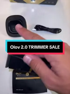 Men’s OLOV 2.0 TRIMMER ON SALE TODAY!! #tiktokshop #electrictrimmer #olov #tiktokmademebuyit #olovbodyhairtrimmer 