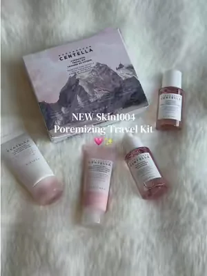 theyre so cute 🥹💗 skin1004 centella poremizing travel kit large pores oily skin tiktok shop #tiktokshopcreatorpicks #tiktokshopsummerturnup #DealsForYouDay #tiktokshopdealsforyou #SKIN1004 skin1004 best pore care travel kit cleansing foam toner ampoule gel cream glass skin buy with coupon maehni @SKIN1004 US 