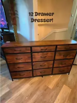 55.2 inch in length  11.8 inches in width  32 inches in height  This dresser would be great for a bedroom because of the length you could put up to a TV on it! @RaybeeOfficial #dresser #tiktokshopcreatorpicks 