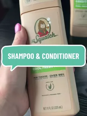 Shampoo & conditioner set 🧼 @Dr. Squatch #shampooandconditioner #dealsforyoudays 
