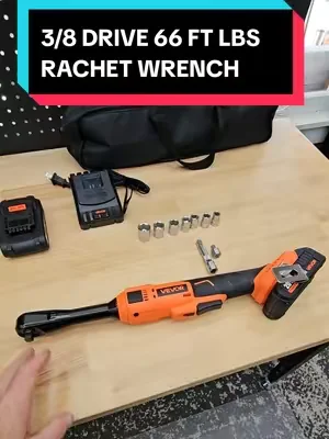 VEVOR 3/8 DRIVE 66 FT LBS TORQUE REVERSIBLE RACHET WRENCH, LED LIGHT, 2 BATTERY AND CHARGER, 7 SOCKETS, ADAPTER AND EXTENSION IN A BAG. #rachetwrench #cordlesswrench #tiktokshopcreatorpicks #summervibes #dealsforyoudays @VEVOR Store @CreatorCollab_Mabel @Haidee_Collab 