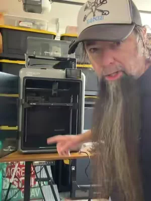 If you’re new to 3-D printing the k2 pro super easy to build, use and print #3dprinting #selfemployed #3dprinter #summerwins #dealsforyoudays  