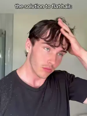 Quick fix to flat hair