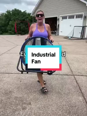 The upgraded industrial fan! #industrialfan #fan #dealsforyoudays #tiktokshopcreatorpicks #summerwins