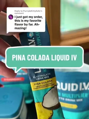 Replying to @PurrrpleKittyKelly this Pina colada flavor is perfect for summer time ☀️💦🥥 @Liquid I.V. #dealsforyoudays #electrolytes #hydration 