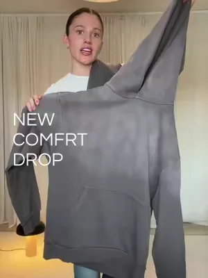 VINTAGE LINE 🤝 @Comfrt  softest clothes in my closet 🥲 size xs in the sweatshirt and sweats!  #comfrt #comfrtsweatpants #comfrthoodie #sweatpants #cozyathome 