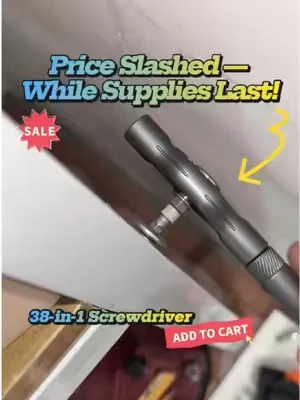 Take advantage of the sale and give your hands a break!#tiktokshopdealsforyoudays #summerwins #hometools #screwdriver #diytools 