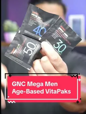 GNC Mega Men Age-Based VitaPak: Simplify Your Supplement Routine #SupplementRoutine #GNC #VitaPak #MensHealth #Multivitamin        