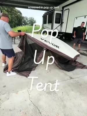 Love this tent for any outdoor activity such as camping, hanging out by the pool, or grilling with friends! #popuptent #tent #Outdoors #camping #familytime