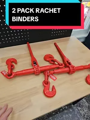 VEVOR 2 PACK RACHET CHAIN BINDERS, 9215 WORKING LOAD, 33K BREAKING STRENGTH, ADJUSTABLE FROM 25-32 IN, 14 IN HANDLE. #rachetbinders #binders #tiktokshopcreatorpicks #summervibes #dealsforyoudays @VEVOR Store @CreatorCollab_Mabel @Haidee_Collab 