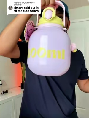 Replying to @10_10tenten it is back with more colors and you are going to love it it is leakproof too #waterbottle #drinkmorewater #cutewaterbottle #tiktokshopcreatorpicks 