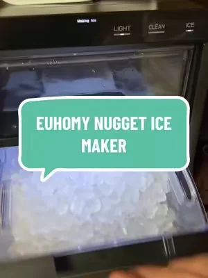 This ice maker is on a huge sale for a limited time only 🧊💦 @EUHOMY #euhomysuperbrandday #icemaker #dealsforyoudays #euhomyicemaker #euhomyfreshice 