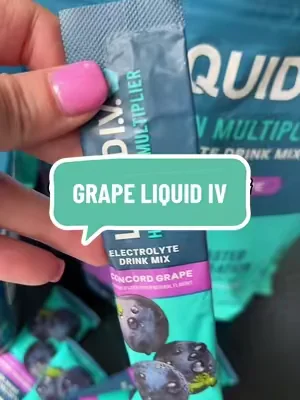 This grape flavor is my favorite but it sells out fast ☀️💦@Liquid I.V. #dealsforyoudays #electrolytes #hydration 