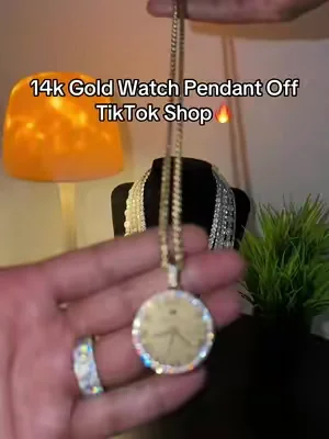 #14kgold #watch #pendant #gold #goldjewelry 