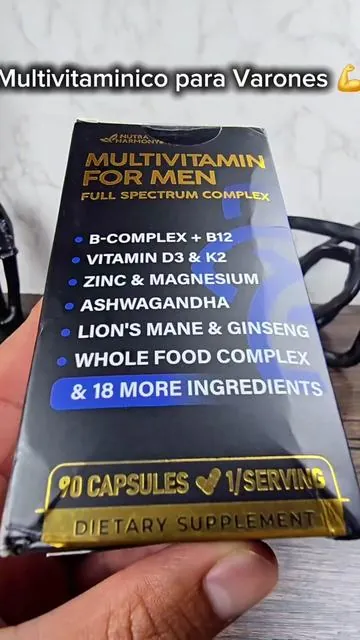 Si quieres un multivitamínico pensado para el hombre de hoy, esta fórmula reúne vitaminas esenciales, minerales y extractos naturales como ashwagandha, Lion's Mane y ginseng para apoyar tu rutina diaria. Una cápsula al día es todo lo que necesitas. Si conoces a alguien que trabaja duro o entrena, compártele este video. #MensHealth #Multivitamin #DailyWellness #EnergySupport #TikTokShop
