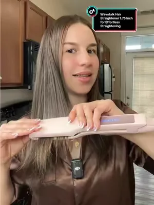 Envío gratis!!✅😍✨te encantará!! Plancha de pelo Wavytalk de 1,75 pulgadas Para un enderezado sin esfuerzo #wavytalk #hairstraightener #effortlessstyle #planchadecabello #straightener 