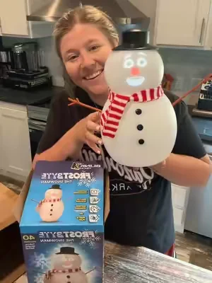 I FINALLY got Frostbyte! He sold out so fast last year so I grabbed him early this time #frostbyte #christmasdecor #christmas #frostbite #dealsforyoudays  
