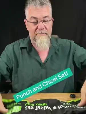 Punch and Chisel Set. #punchset #chiselset #metalworking #dealsforyoudays #tiktokshopcreatorpicks 
