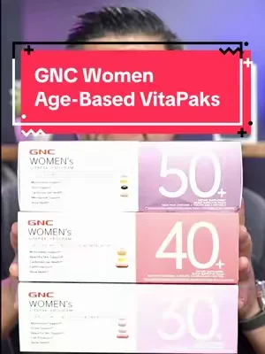 GNC Women Age-Based VitaPak: Age-Specific Vitamin Packs Designed for Women's Changing Needs #WomensHealth #Vitamins #Supplements #GNC #SelfCare 