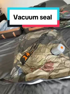 These vacuum seal bags, drive TSA Crazy. #DealsForyoudays #SummerWins #Luggage #VacuumSeal #Clothes 