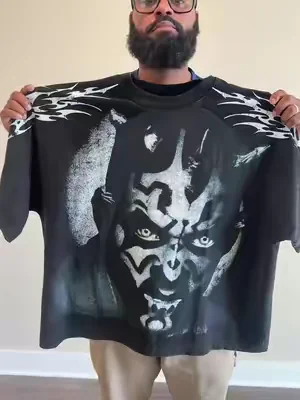 100% Cotton Graphic T shirt. This Darth Maul shirt is awesome! #starwarsfan #darthmaul #starwarstiktok #mensclothing #sith 