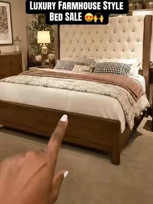 This deal feels too good to be true 🤩🙌🙌 #luxury #farmhouse #furniture #bed #dealsforyoudays 