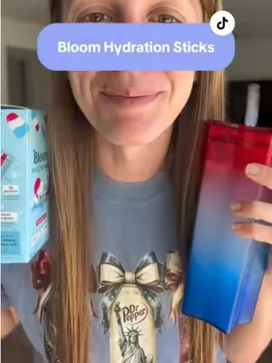 Add a Bloom Hydration Stick, shake, and sip. An easy way to add flavor and stay hydrated all day. #DealsForYouDays #SummerWins #TikTokShop #Hydration #wellness 