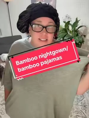 #BambooPajamas #BambooNightgown #Bamboo 