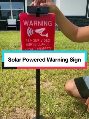 Now I don’t have to worry about any intruders 🙌🏽🙌🏽🙌🏽  #DealsForYouDays #summeressentials #summerwins #yardsigns #burglar 