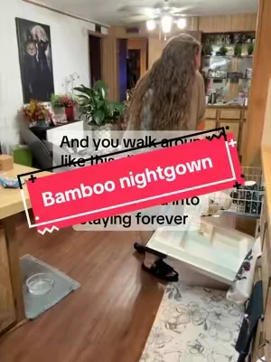 When I tell you do not hesitate on this one!!!! You will not be disappointed #BambooPajamas #BambooNightgown #Bamboo #Pajamas #Nightgown 