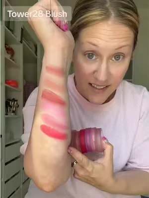 @Tower 28 Beauty #tower28beauty #tower28blush #powderblush #blushswatches #cleanbeautytok 