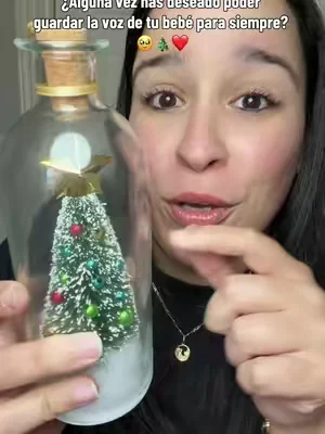 ¿La voz de mi bebé guardada para siempre en una botella? 🥹💛 ¡El año pasado volaron, así que si todavía están disponibles, no lo dejes para después!@QVC, Inc #mrchristmas #messageinabottle #christmasgift