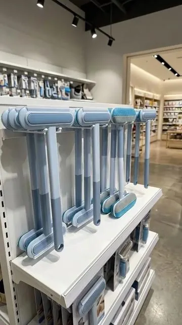 Say goodbye to stubborn pet hair! 🐾 This 4-in-1 Pet Hair Remover Brush makes cleaning furniture, carpets, and clothes a breeze. Featuring a long, adjustable ergonomic handle, it's designed for comfort and efficiency. Plus, it's reusable and washable, making it a smart choice for any pet owner. Keep your home looking fresh and tidy with this essential tool. Tap to shop today! #fyp #foryourpage #DealsForYouDays #AIGC #Moras