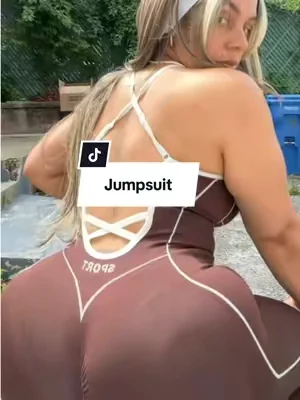Jumpsuit deportivo no transparenta #dealsforyoudays #jumpsuit #summerwins #SuperBrandDay #activewear 